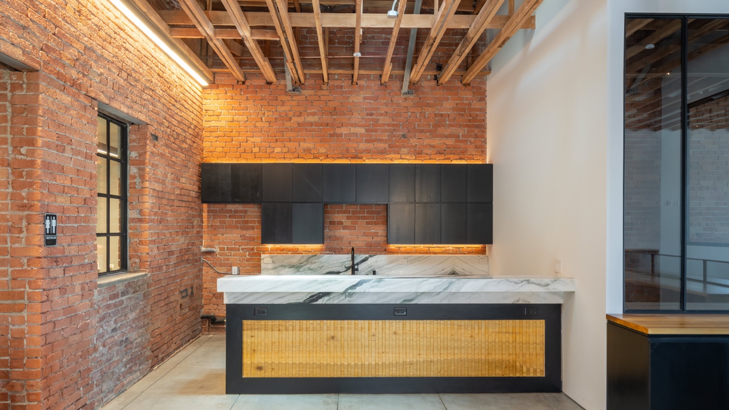 Detail shot of kitchen area