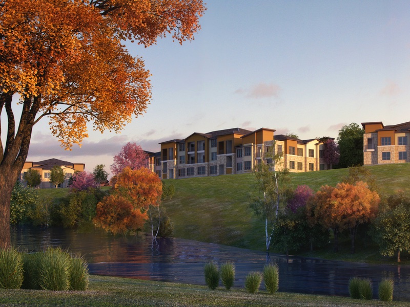 Photos Construction under way on 270 new apartments near Austin, TX